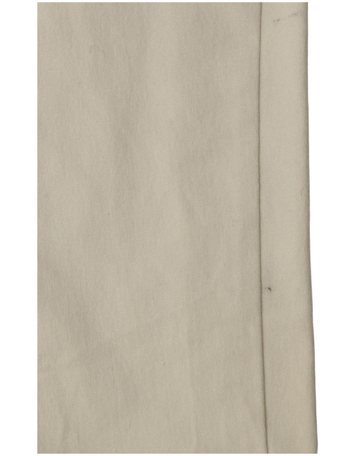 ZARA Γυναικείο Skinny Casual Παντελόνι Medium W28 L28 Off White