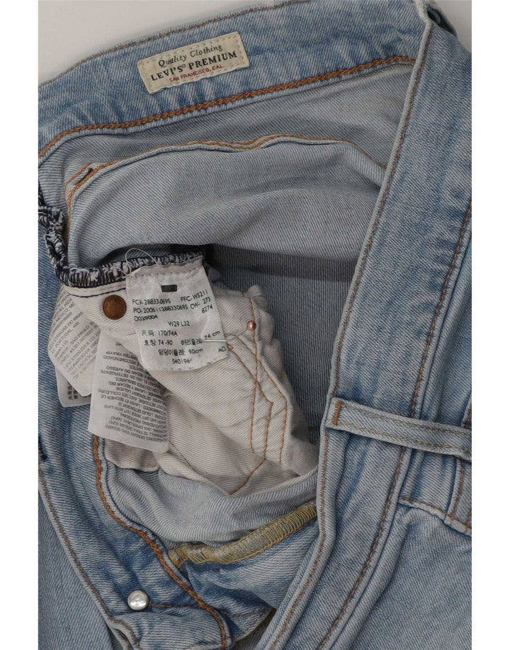 Ανδρικό τζιν Levi's Slim W29 L32 Μπλε βαμβακερό