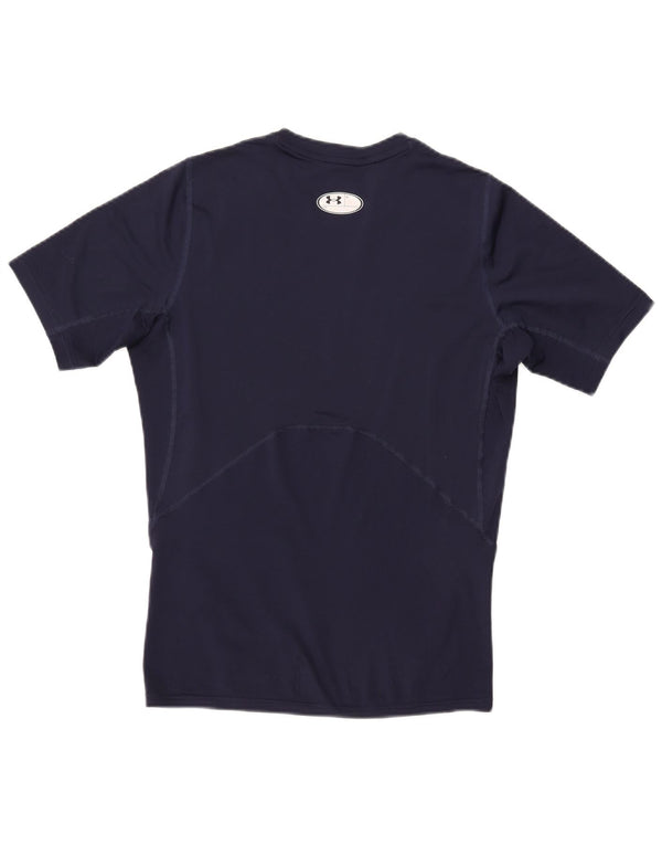 Ανδρικό μπλουζάκι Under Armour Heat Gear Top Medium Navy Blue Synthetic