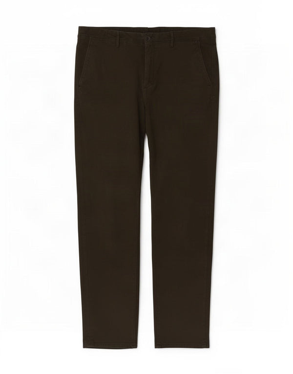 Massimo Dutti Ανδρικό παντελόνι Chino με κανονική εφαρμογή EU 44 Large W34 L32 Green