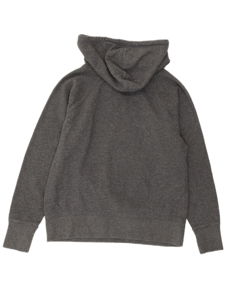 REEBOK Γυναικείο Γραφικό Hoodie Jumper UK 14 Medium Grey Cotton