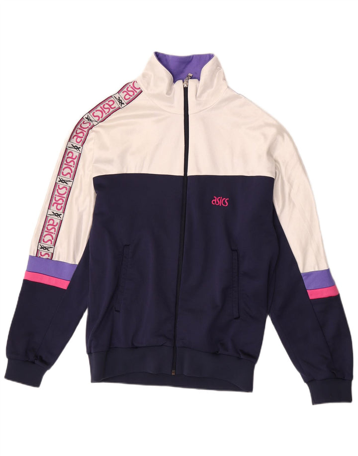 Ανδρική αθλητική φόρμα γραφικών Asics Top Jacket IT 50 Medium White Colourblock