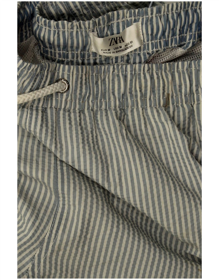 Ανδρικό σορτς κολύμβησης Zara μεσαίου μπλε πολυεστέρα