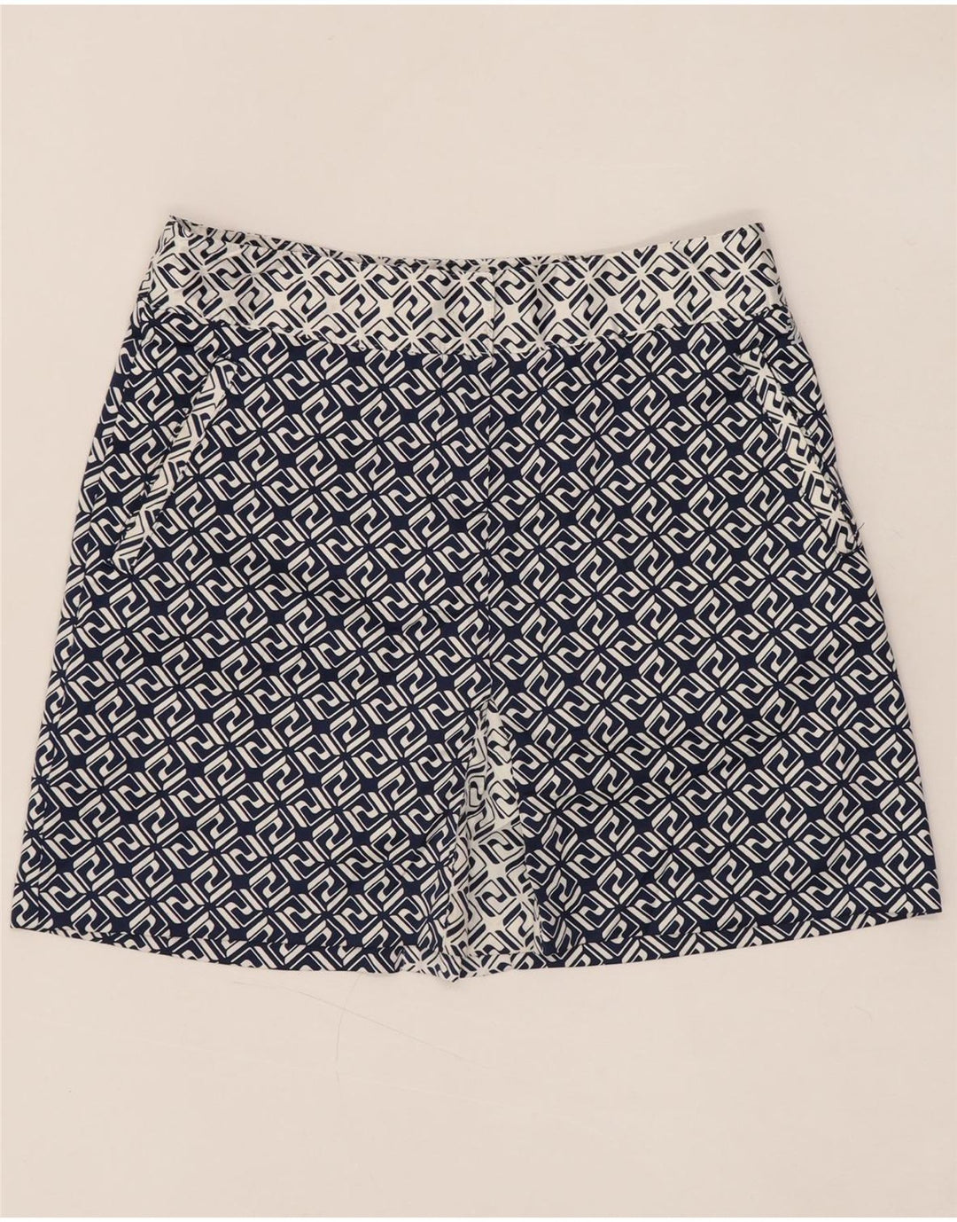 Γυναικεία μίνι φούστα IZOD US 4 Small W30 Navy Blue Geometric Polyester