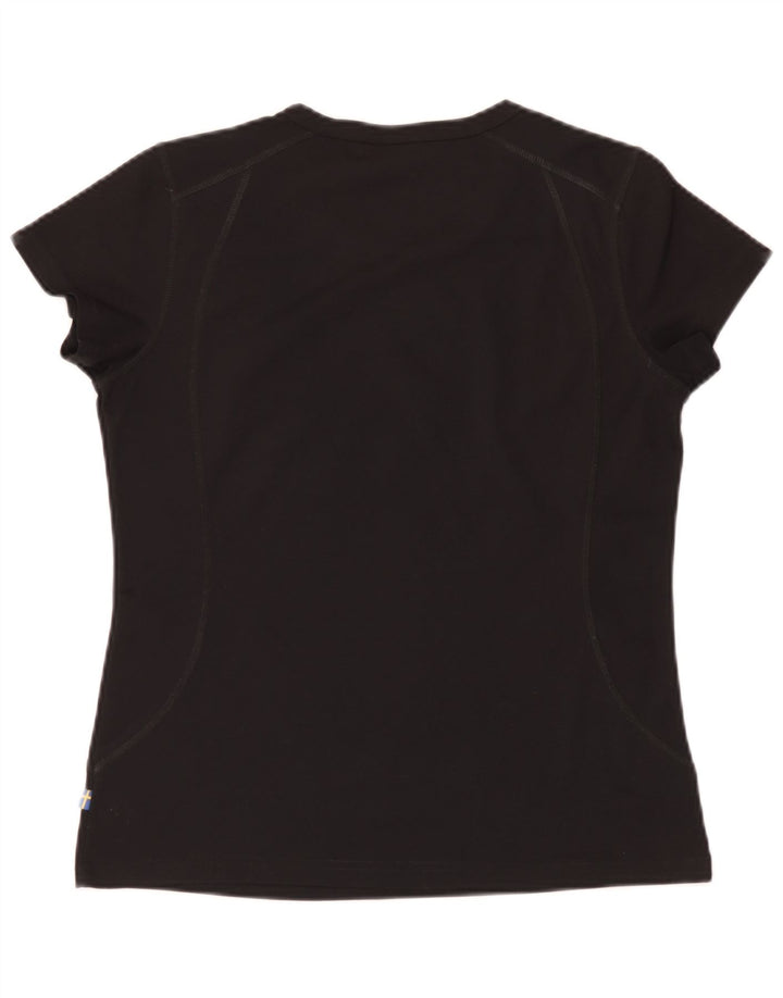 Γυναικείο T-Shirt Fjall Raven Top UK 14 Medium Black Polyester