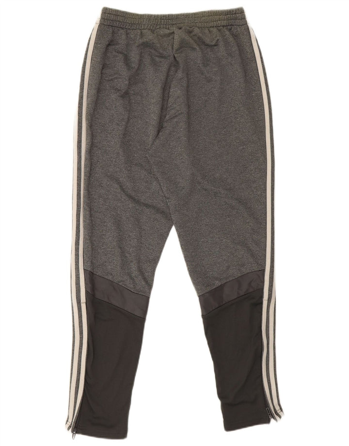 Ανδρική αθλητική φόρμα Adidas Παντελόνι από μεσαίο γκρι πολυεστέρα