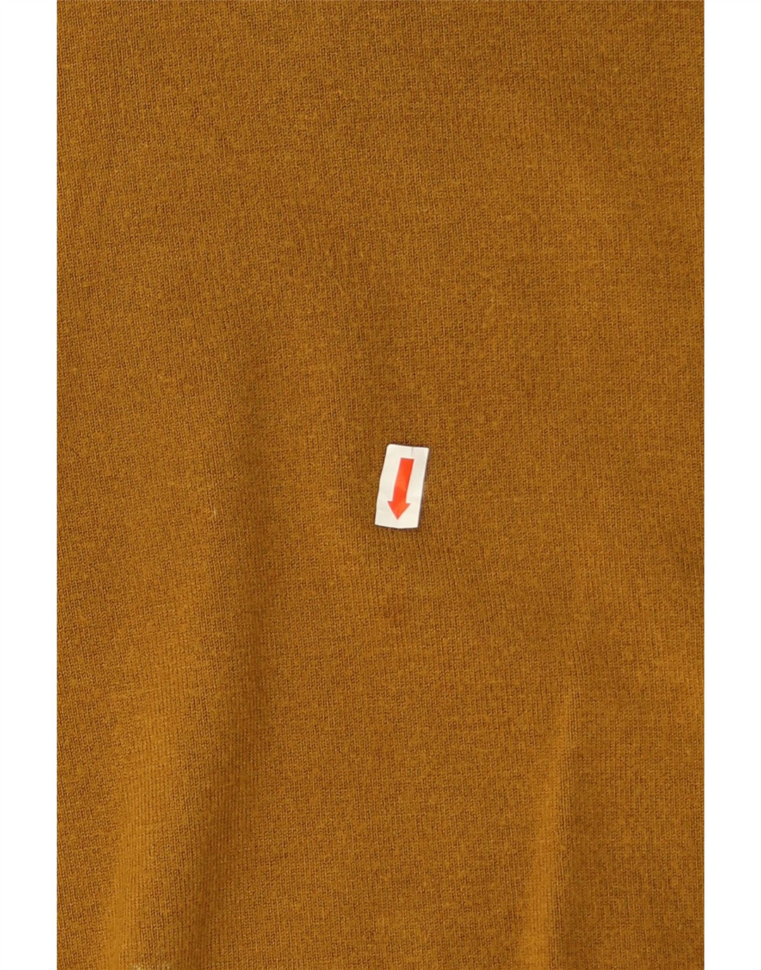 Ανδρικό πουλόβερ Zara Crew Neck Jumper Μεσαία κίτρινη βισκόζη