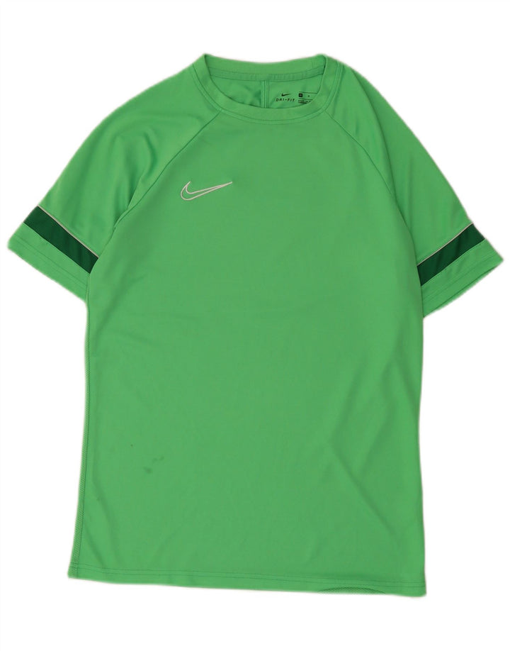 Ανδρικό T-shirt Nike Dri Fit Τοπ μεσαίου πράσινου χρώματος πολυεστέρας