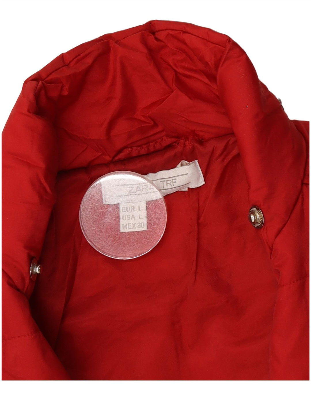 Zara Γυναικείο μπουφάν Trafaluc UK 16 Large Red