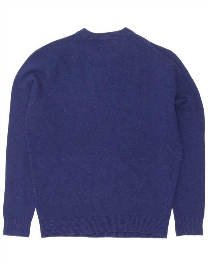 Ανδρικό πουλόβερ Zara Crew Neck Jumper Μεσαίο Μπλε