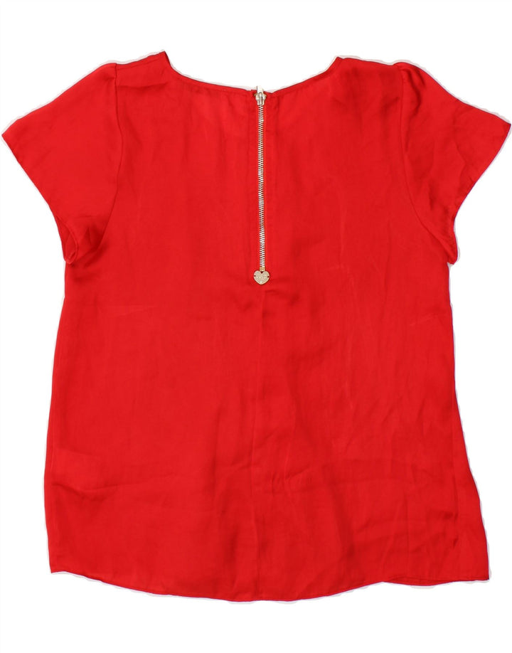 LIU JO Womens Blouse Top IT 40 Small Red Polyester Vintage Liu Jo and Second-Hand Liu Jo from Messina Hembry 