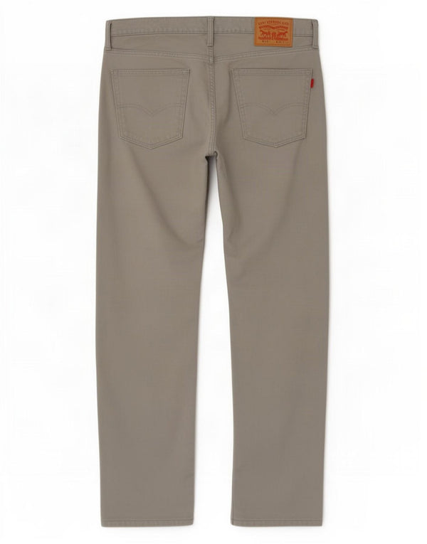 Levi's Mens 514 Straight Jeans W36 L32 Γκρι βαμβακερό