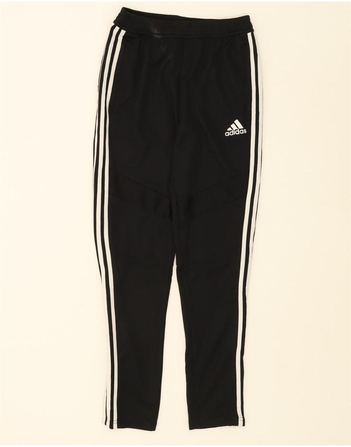ADIDAS Boys Climacool Tracksuit Trousers 13-14 Years  Black Polyester Vintage Adidas and Second-Hand Adidas from Messina Hembry 