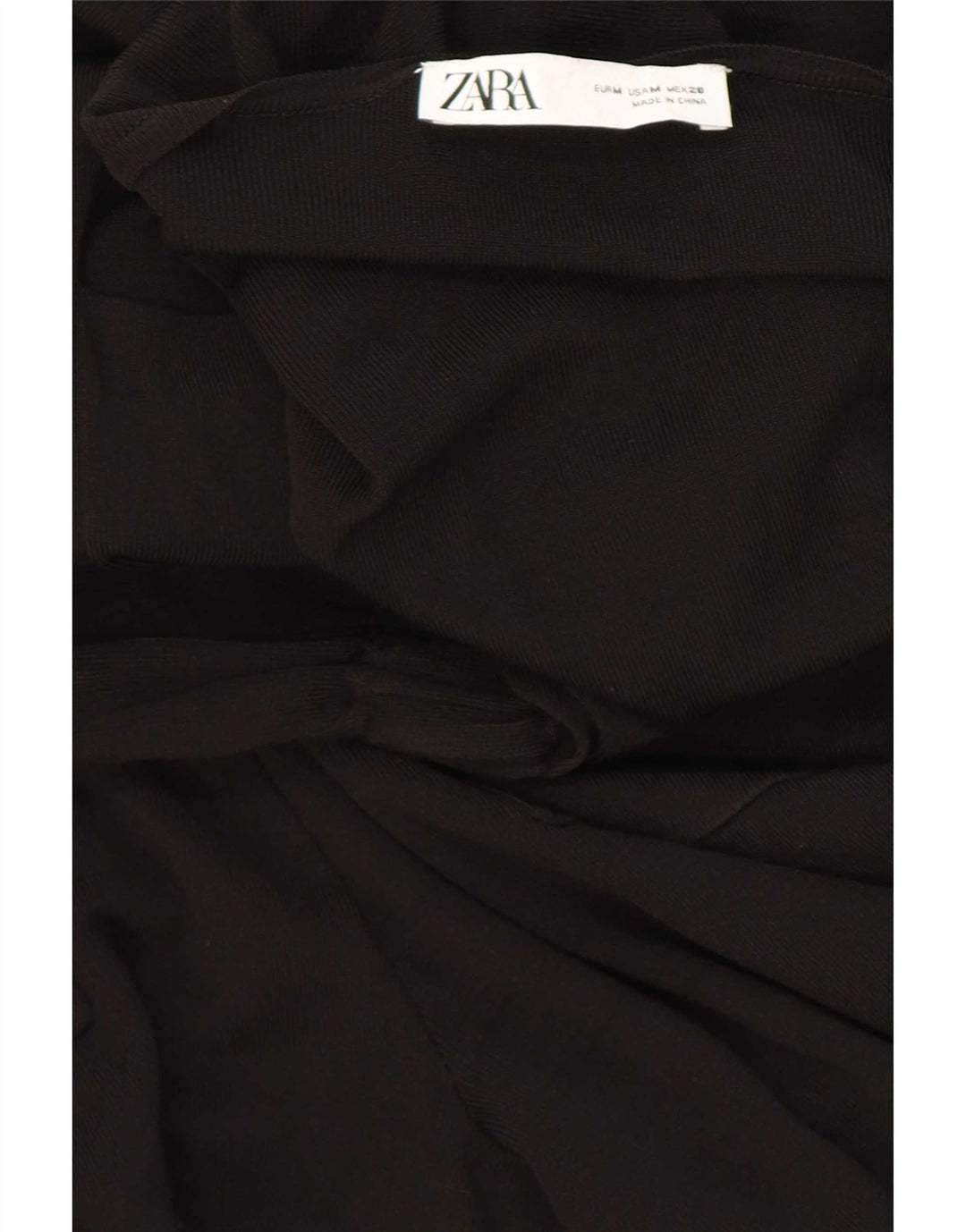 Zara γυναικεία ολόσωμη φόρμα 3/4 μανίκια UK 14 Medium Black
