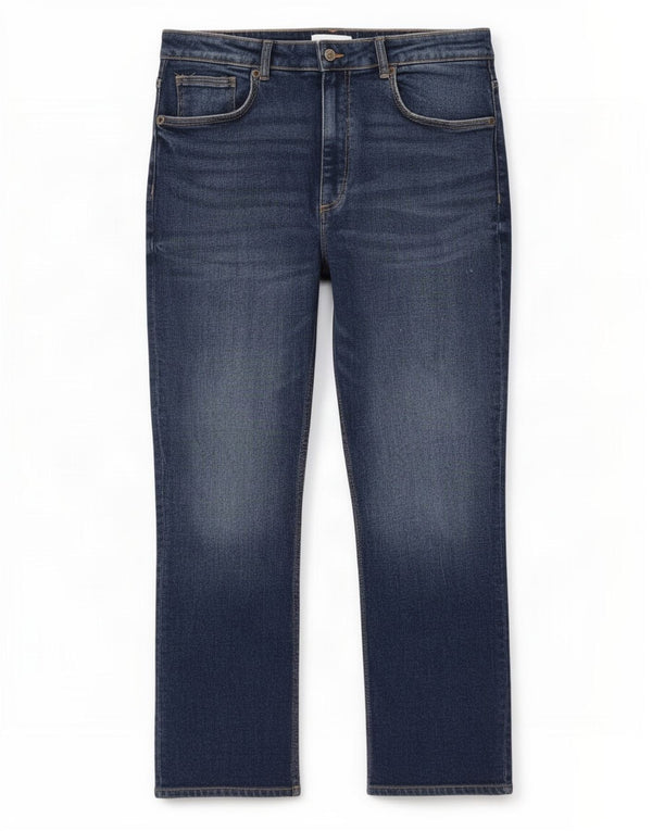 Zara Γυναικείο Straight Jeans EU 46 2XL W36 L26 Blue