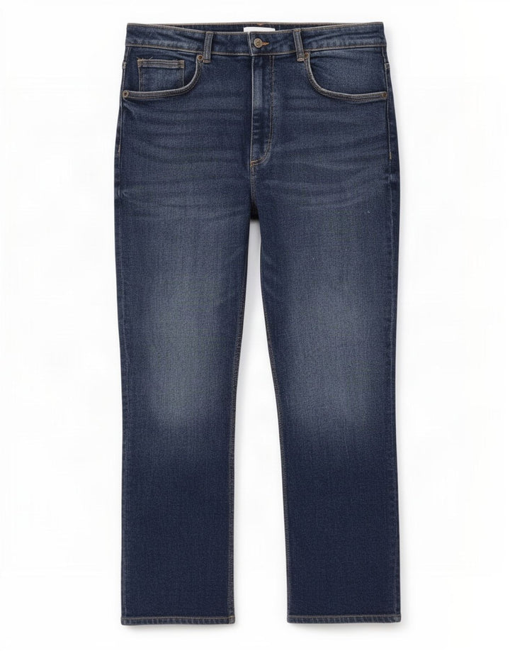 Zara Γυναικείο Straight Jeans EU 46 2XL W36 L26 Blue