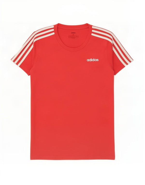 Adidas Γυναικείο T-Shirt Top UK 8/10 Small Red