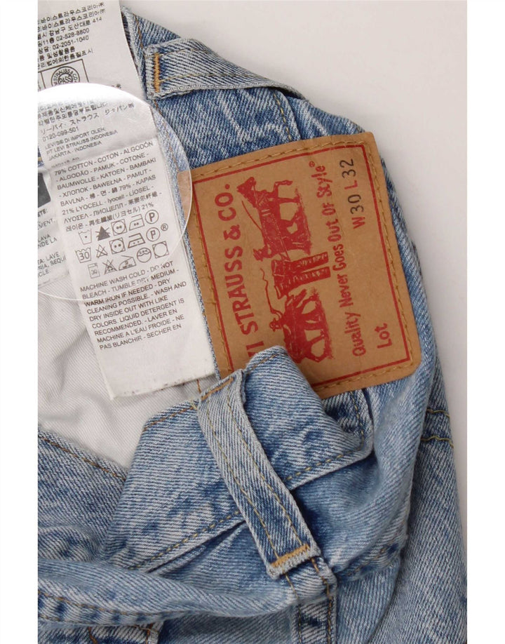 Ανδρικό τζιν Levi's Straight W30 L30 Blue Cotton