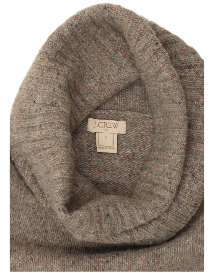 J. CREW Γυναικείο πουλόβερ με ρολό λαιμόκοψη UK 10 Small Grey Flecked