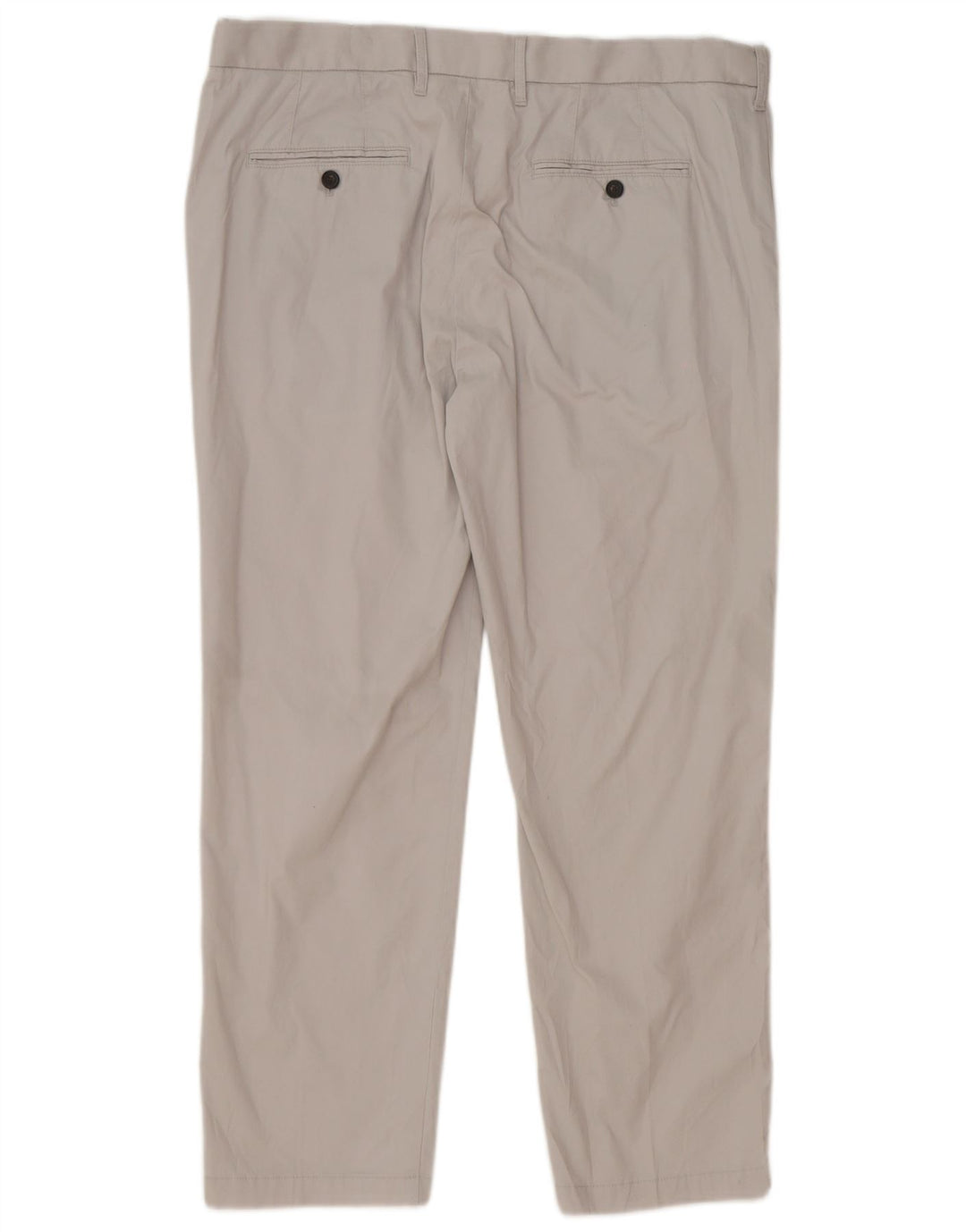 Marks & Spencer Ανδρικό παντελόνι Chino με κανονική εφαρμογή W38 L29 Γκρι βαμβακερό