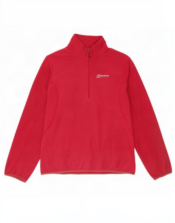 Γυναικείο φερμουάρ Berghaus Fleece Jumper UK 18 XL Pink Polyester