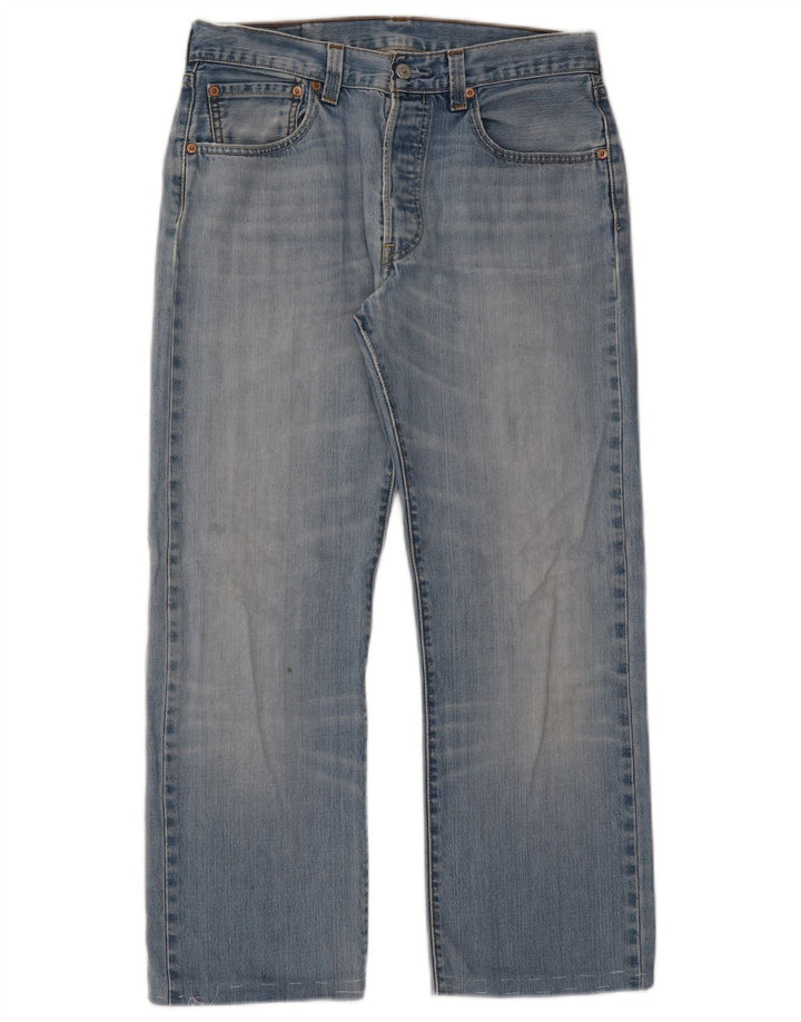Levi's Mens 501 Straight Jeans W31 L27 Blue Cotton
