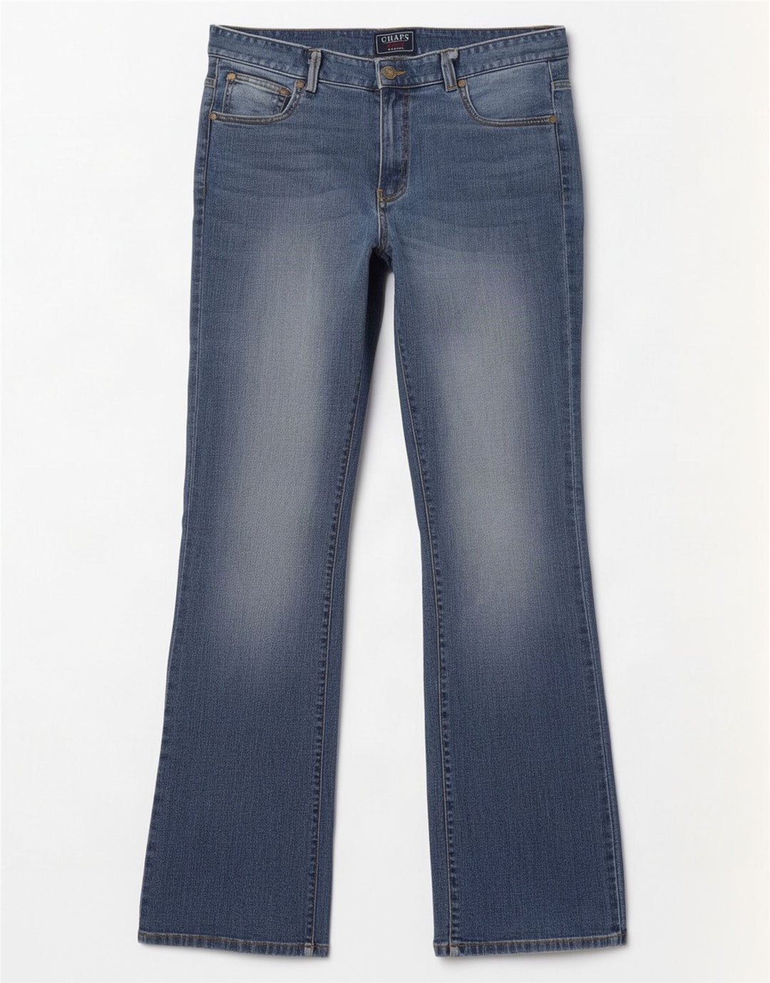 Chaps Γυναικείο Jeans Petite Bootcut US 12 Large W34 L29 Μπλε βαμβακερό