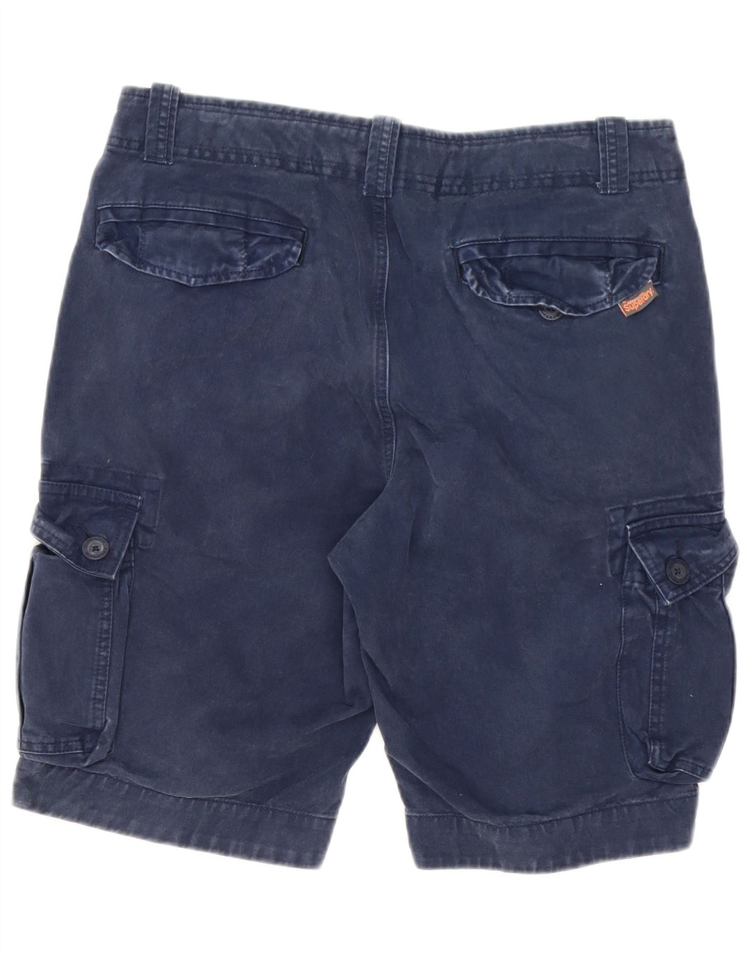 Ανδρικό σορτς Cargo Superdry μεγάλο W34 Navy Blue Βαμβακερό