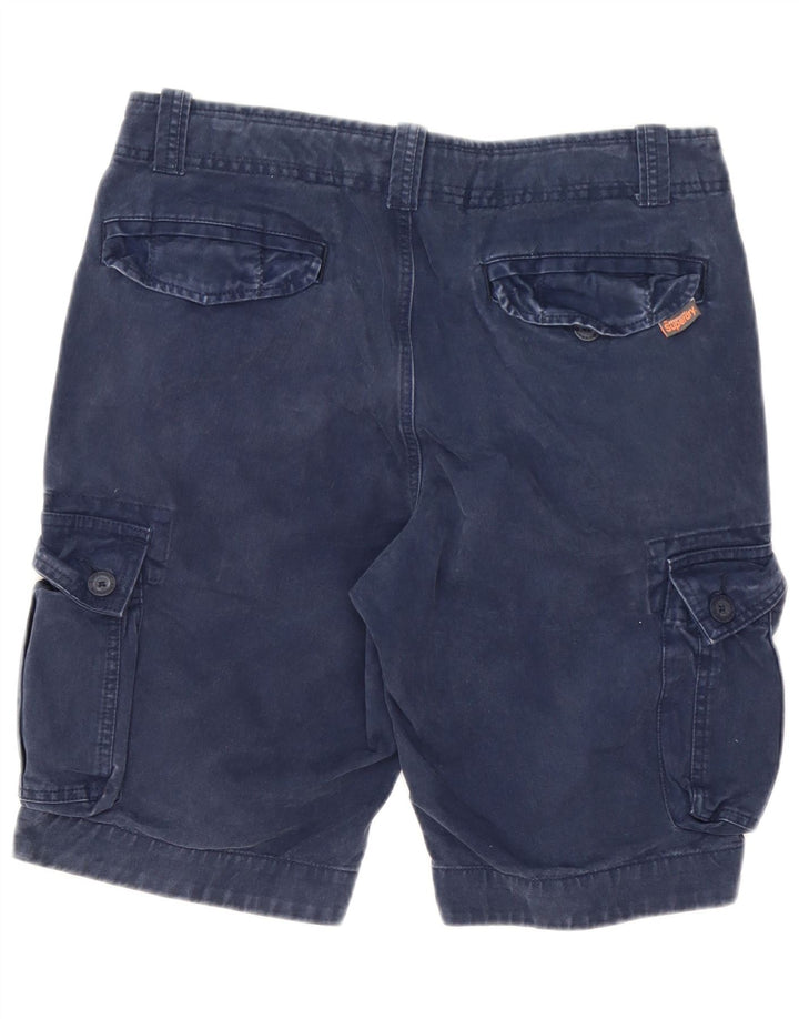 Ανδρικό σορτς Cargo Superdry μεγάλο W34 Navy Blue Βαμβακερό