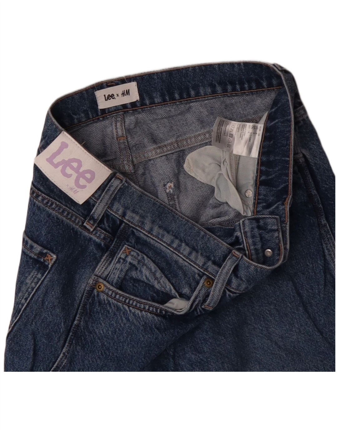 Γυναικείο ίσιο τζιν LEE US 4 Small W30 L31 Μπλε βαμβακερό