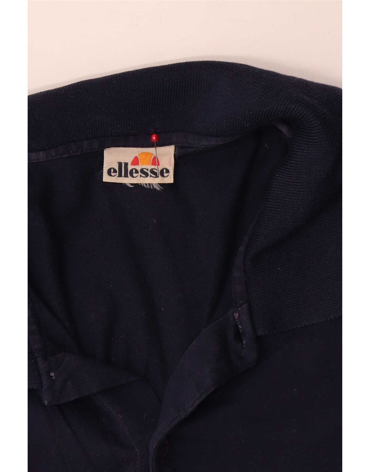 Ανδρικό πουκάμισο πόλο Ellesse μεγάλο navy μπλε