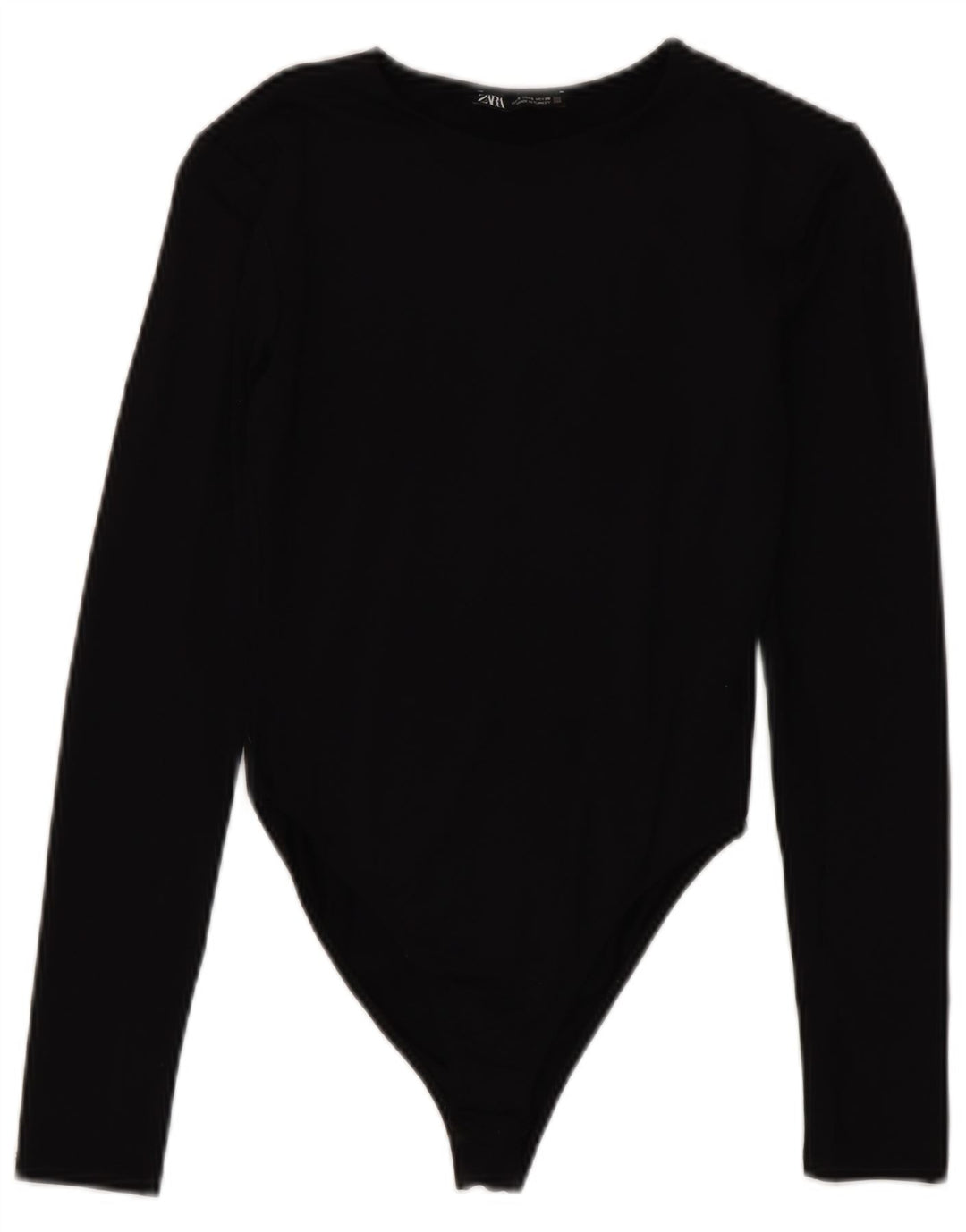 Zara Γυναικείο μακρυμάνικο κορμάκι UK 8 Small Black Polyamide