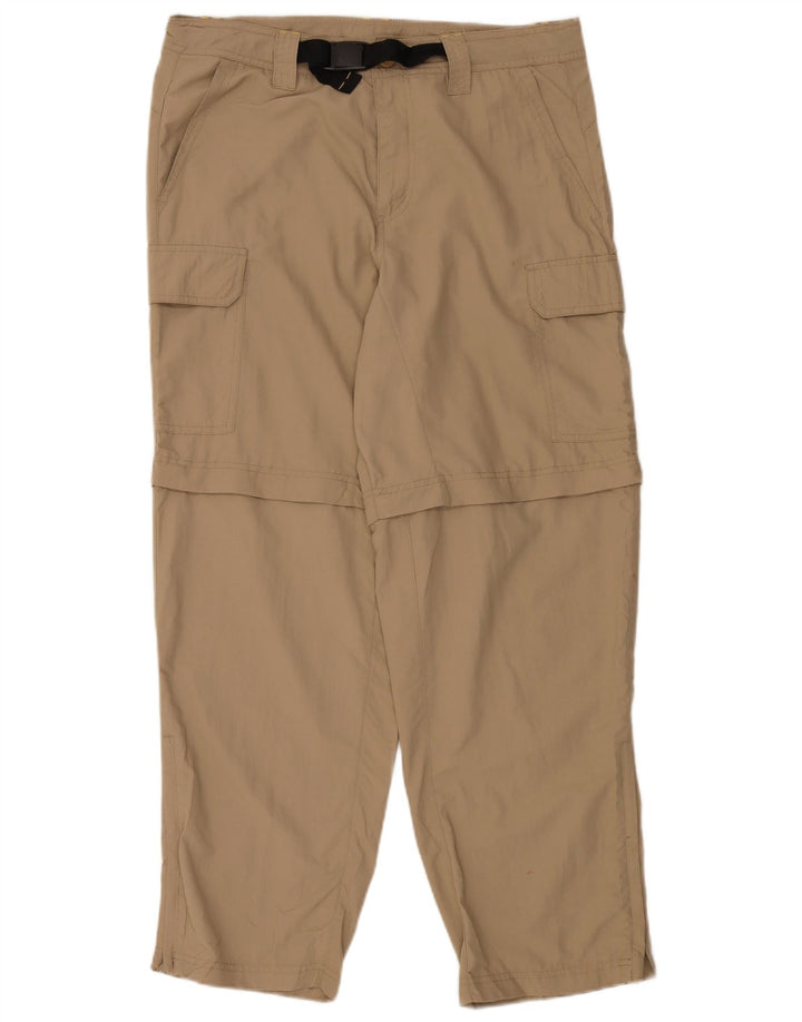 EDDIE BAUER Ανδρικό ίσιο παντελόνι Cargo W34 L30 Μπεζ νάιλον