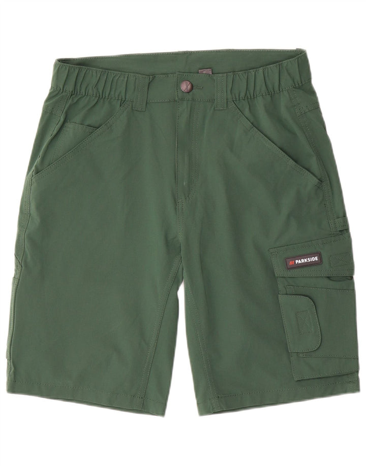 Ανδρικό σορτς Cargo Parkside Small W29 Green Elastane