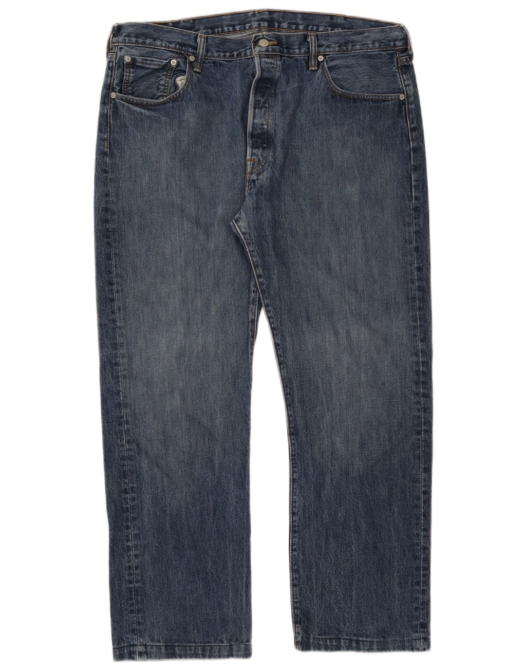Levi's Mens 501 Straight Jeans W40 L30 Blue Cotton