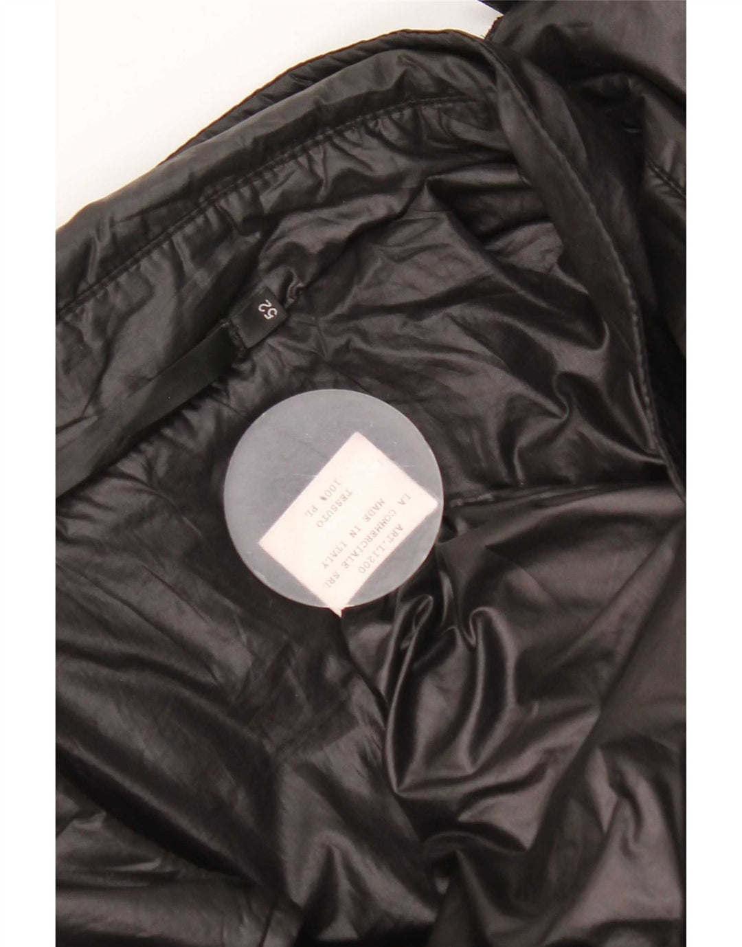 Vintage Ανδρικό Military Jacket IT 52 XL Μαύρο Πολυεστέρας