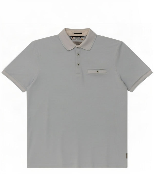 Ted Baker Ανδρικό πουκάμισο πόλο μεγέθους 5 XL Blue Modal