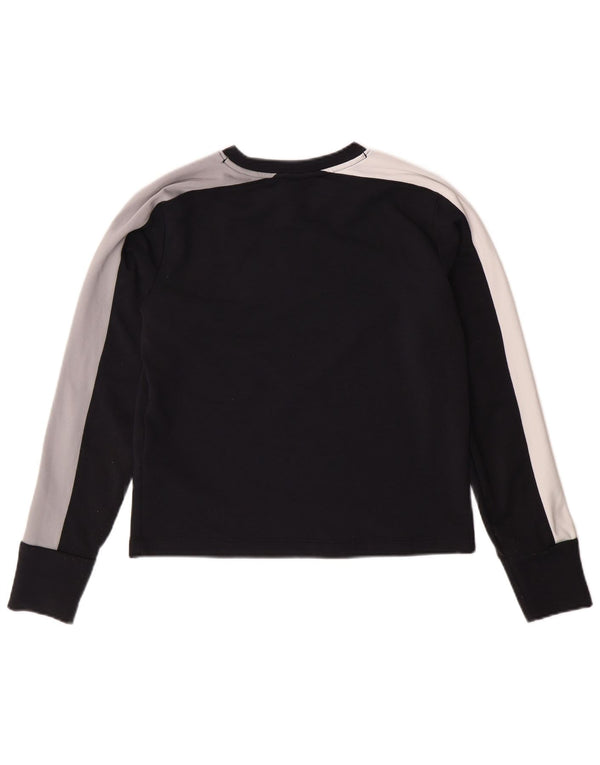 UNDER ARMOR Γυναικείο φαρδύ μακρυμάνικο UK 6 XS μαύρο χρώμα