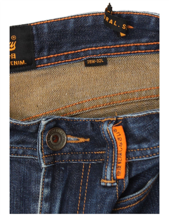 Ανδρικό Slim Jeans Superdry W28 L32 Blue Cotton