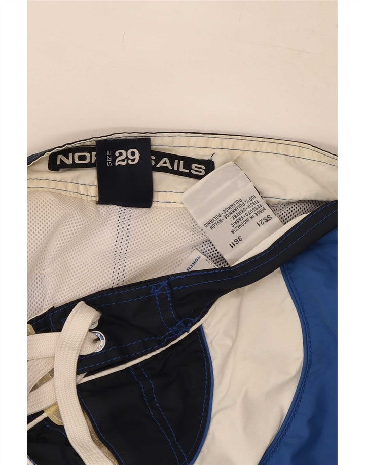 North Sails Ανδρικά σορτς κολύμβησης Small Blue Colorblock Nylon
