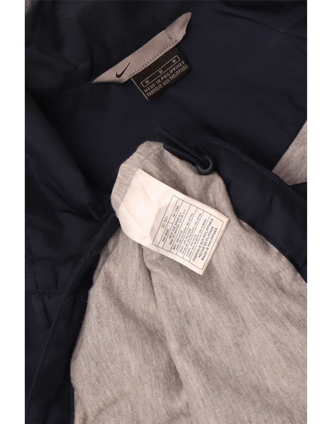 Nike Ανδρικό μπουφάν βροχής UK 38 Medium Navy Blue Nylon