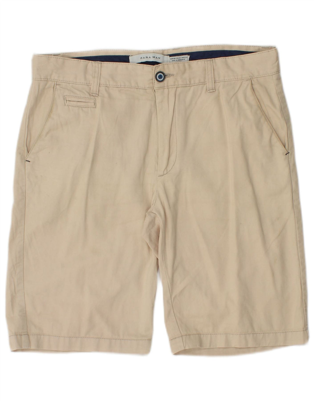 Zara Ανδρικό σορτς Chino EU 40 Medium W31 Beige