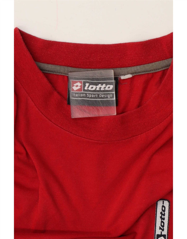 Ανδρικό T-Shirt Lotto Top μεγάλο κόκκινο