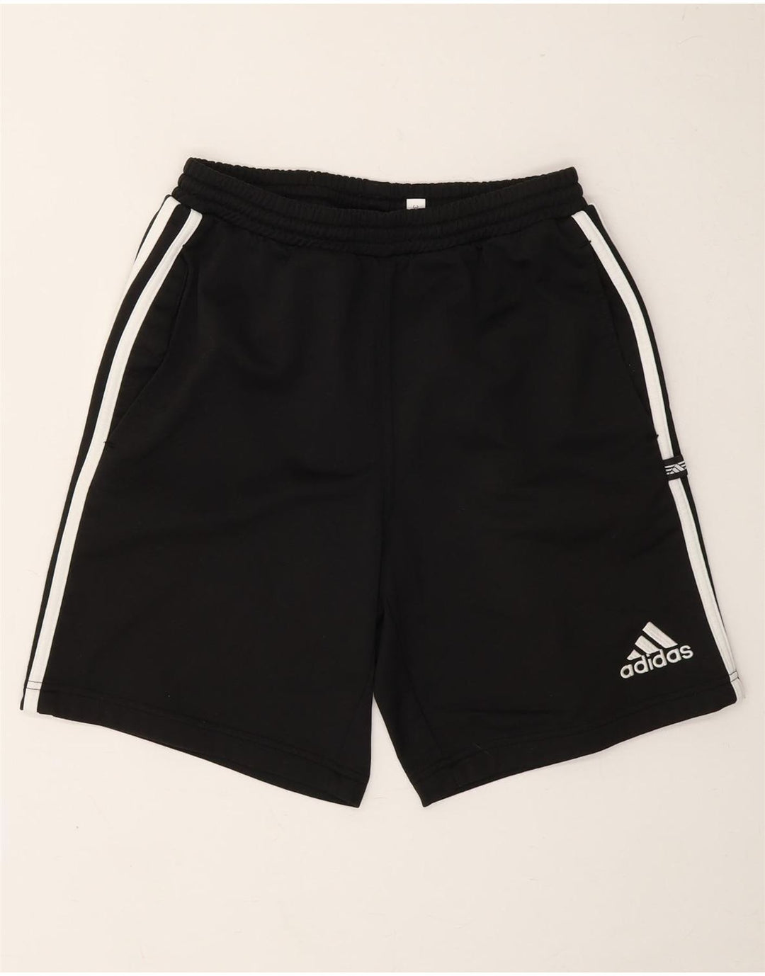 ADIDAS Boys Sport Shorts 13-14 Years Black Polyester Vintage Adidas and Second-Hand Adidas from Messina Hembry 