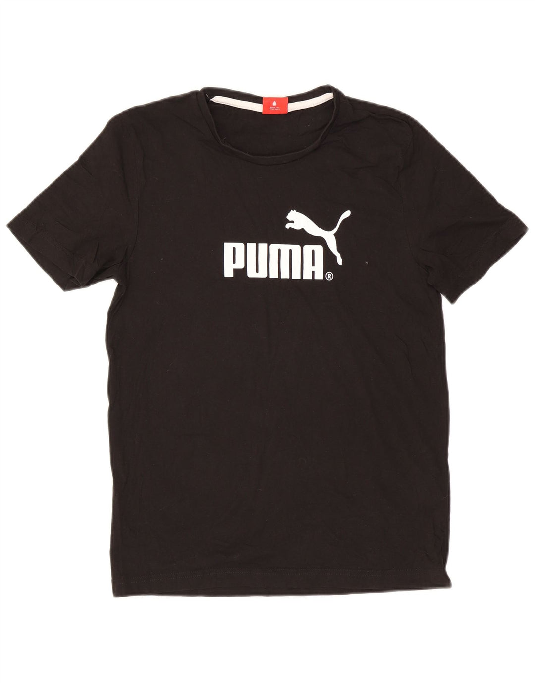 Ανδρικό γραφικό μπλουζάκι Puma, μικρό μαύρο βαμβακερό