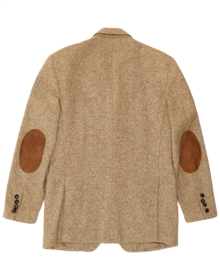 John Hanly&Co Ltd Ανδρικό σακάκι 3 κουμπιών UK 38 Medium Beige Flecked