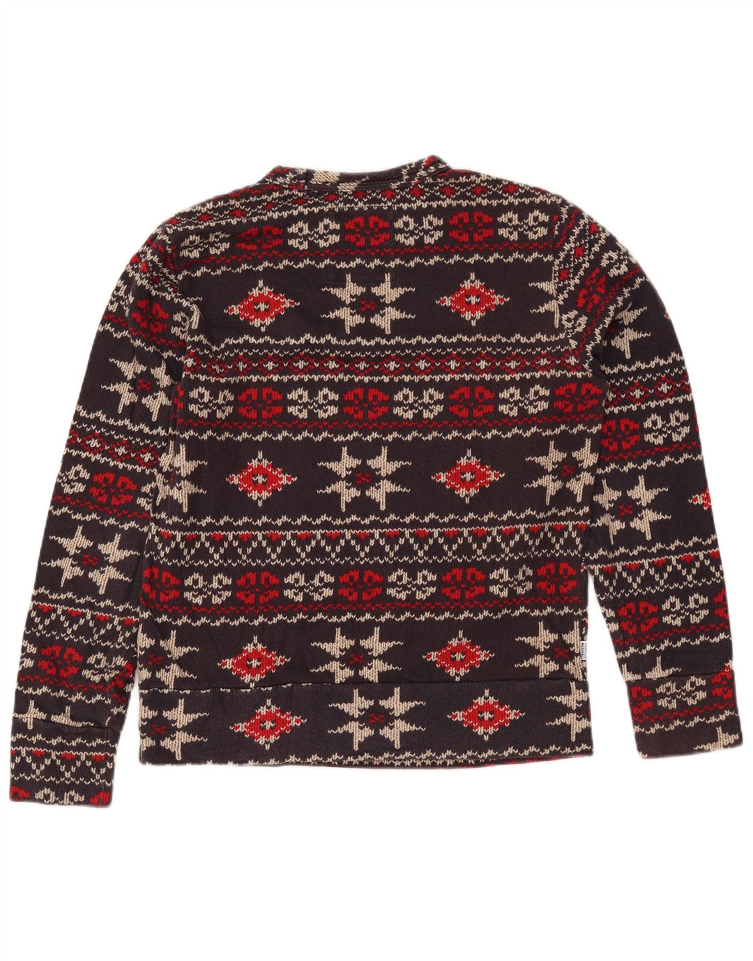 FRANKLIN MARSHALL Γυναικείο γραφικό φούτερ Jumper UK 10 Small Brown