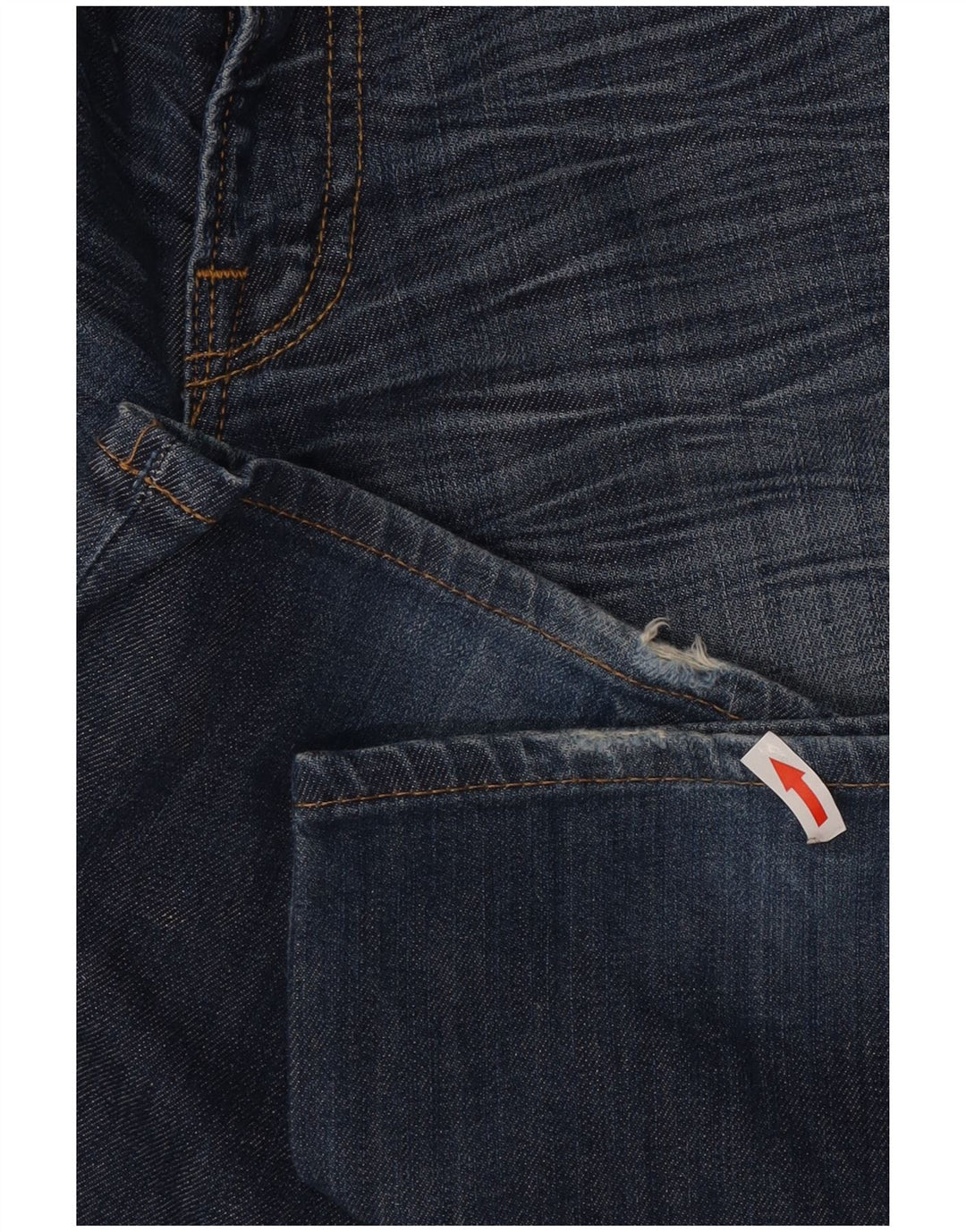 Lee Mens Marion Straight Jeans W30 L31 Blue Cotton