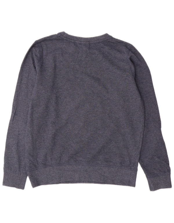 Weird Fish Γυναικεία γραφικά υπερμεγέθη φούτερ Jumper UK 10 Small Navy Blue
