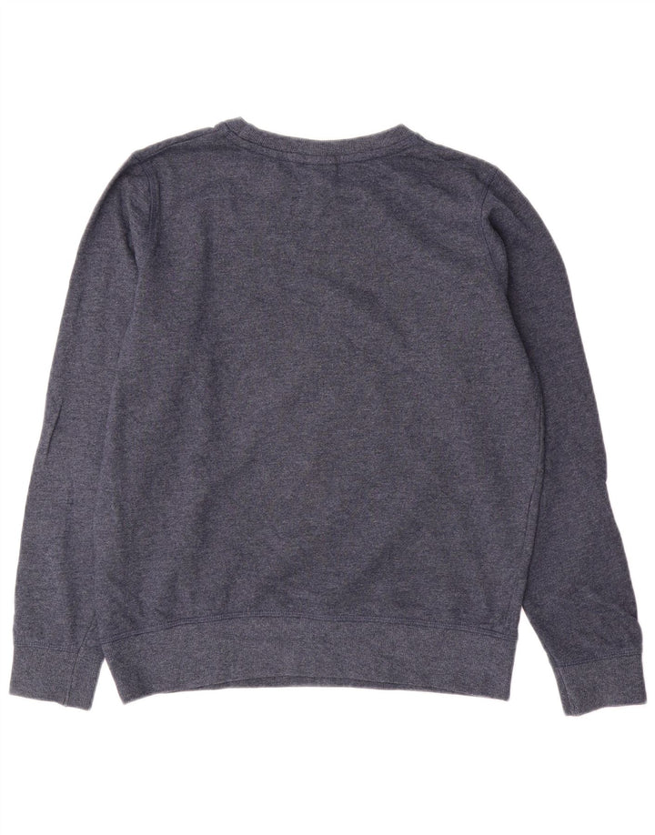 Weird Fish Γυναικεία γραφικά υπερμεγέθη φούτερ Jumper UK 10 Small Navy Blue